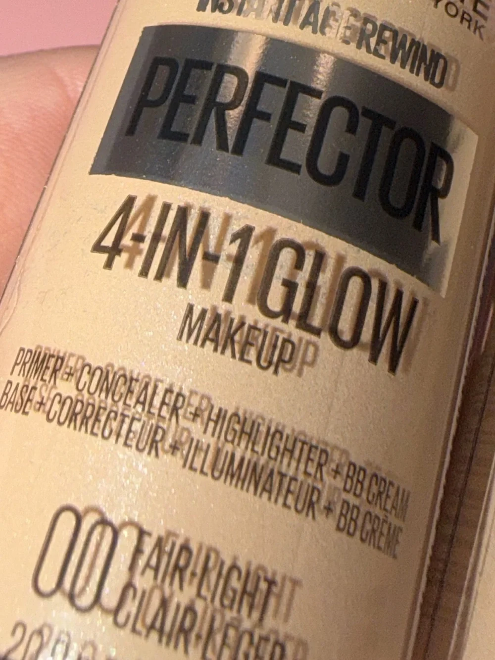 Maybelline 4-in-1 foundation - light skin - concealer , highlighter bb cream